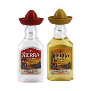 Duo de mignonnettes téquila Sierra Reposado & blanco