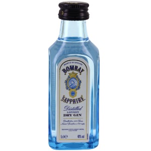 Mignonnette de Gin Bombay Sapphire 5 cl 40