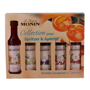 Coffret 5 mignonnettes sirop MONIN  Spritzer & apéritif 