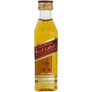 Mignonnette de Whisky Johnnie Walker red label 5 cl 40
